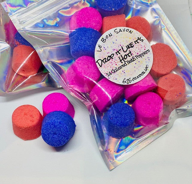 Colored Bath Poppers